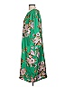 Muse 100% Polyester Print Green Casual Dress Size S - photo 5