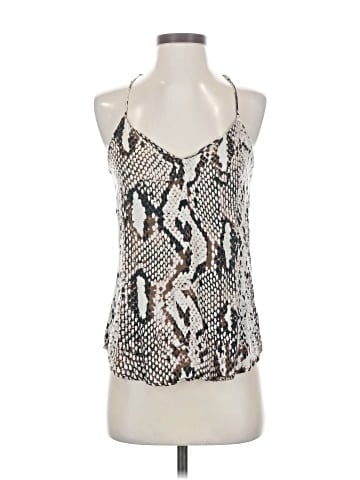 Lavender Brown Sleeveless Blouse (view 1)