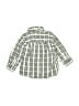 Kenneth Cole REACTION 100% Cotton Checkered-gingham Ivory Long Sleeve Button-Down Shirt 12-18 MO / 18 MO - photo 2