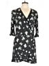 Ann Taylor LOFT 100% Rayon Floral Black Romper Size 10 - photo 1