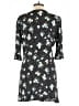 Ann Taylor LOFT 100% Rayon Floral Black Romper Size 10 - photo 2