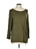 J.Crew Green 3/4 Sleeve Top Size L - photo 1