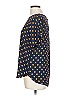 Maurices 100% Polyester Polka Dots Blue Short Sleeve Blouse Size L - photo 5