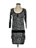 Buffalo 100% Polyester Animal Print Gray Casual Dress Size XS - photo 1