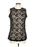 DressBarn 100% Polyester Black Sleeveless Blouse Size 10 - photo 1