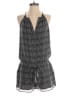Joie 100% Silk Chevron-herringbone Gray Romper Size S - photo 1
