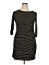 AB Studio Stripes Black Casual Dress Size XL - photo 1