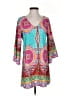 Auditions 100% Polyester Paisley Teal Casual Dress Size S - photo 1