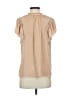 Maison d' Amelie 100% Polyester Tan Short Sleeve Blouse Size XS - photo 2