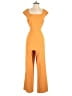 Donna Morgan Solid Orange Jumpsuit Size 8 - photo 1