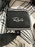 Rails 100% Rayon Plaid Silver Short Sleeve Blouse Size XS - photo 6