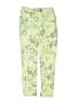 Justice Floral Green Casual Pants Size 8 - photo 1