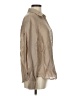 Assorted Brands Metallic Tan Long Sleeve Button-Down Shirt Size M - photo 4