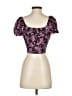 Better be Purple Short Sleeve Blouse Size S - photo 2