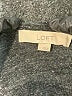 Ann Taylor LOFT Gray Long Sleeve Top Size L - photo 4