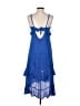 Lulus 100% Rayon Blue Cocktail Dress Size S - photo 2