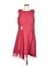 JJ's House 100% Polyester Solid Red Cocktail Dress Size L (estimated) - photo 1