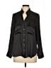H&M 100% Polyester Black Long Sleeve Blouse Size 10 - photo 1