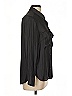 H&M 100% Polyester Black Long Sleeve Blouse Size 10 - photo 4
