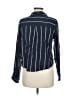 Rails Stripes Blue Long Sleeve Blouse Size M - photo 2
