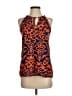 Escapada 100% Rayon Orange Sleeveless Blouse Size XS - photo 1
