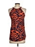 Escapada 100% Rayon Orange Sleeveless Blouse Size XS - photo 2