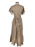 Max Studio Paisley Tan Casual Dress Size S - photo 2