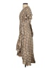 Max Studio Paisley Tan Casual Dress Size S - photo 5
