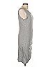 VICI Solid Gray Casual Dress Size L - photo 4