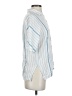 Rails Stripes Blue Short Sleeve Blouse Size XS - photo 4