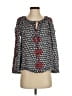 J.Crew 100% Cotton Black 3/4 Sleeve Blouse Size 00 - photo 1