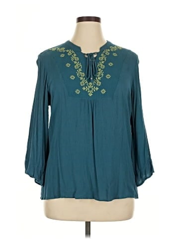 Energie 3/4 Sleeve Blouse (view 1)