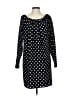 Phoebe Couture 100% Polyester Polka Dots Black Casual Dress Size 12 - photo 1