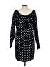 Phoebe Couture 100% Polyester Polka Dots Black Casual Dress Size 12 - photo 2