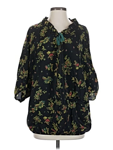 Patterson J. Kincaid 3/4 Sleeve Button-Down Shirt (view 1)