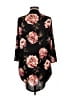 Downeast Floral Black 3/4 Sleeve Blouse Size M - photo 2