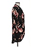 Downeast Floral Black 3/4 Sleeve Blouse Size M - photo 4