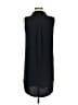 Adrienne Vittadini 100% Polyester Solid Black Casual Dress Size 6 - photo 2