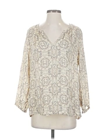 Joie 3/4 Sleeve Silk Top (view 1)
