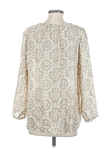 Joie 3/4 Sleeve Silk Top (view 2)