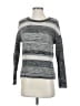 Blue Saks Fifth Avenue Stripes Gray Pullover Sweater Size S - photo 1
