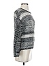 Blue Saks Fifth Avenue Stripes Gray Pullover Sweater Size S - photo 4
