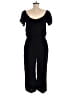 Charles Henry Solid Black Jumpsuit Size M - photo 2