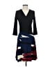 Leota Graphic Black Casual Dress Size S - photo 1