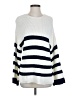 FRAME 100% Cotton Stripes White Pullover Sweater Size XS - photo 1