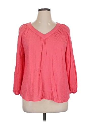 New Directions 3/4 Sleeve Blouse (view 1)