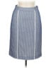 Rebecca Minkoff 100% Polyester Chevron-herringbone Blue Casual Skirt Size 6 - photo 1