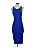 American Dream Solid Blue Cocktail Dress Size S - photo 1