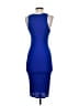 American Dream Solid Blue Cocktail Dress Size S - photo 2