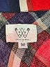 Six Crisp Days Plaid Red Long Sleeve Button-Down Shirt Size M - photo 7